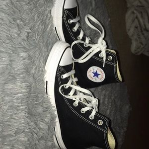 chuck taylor all-star black high top converse